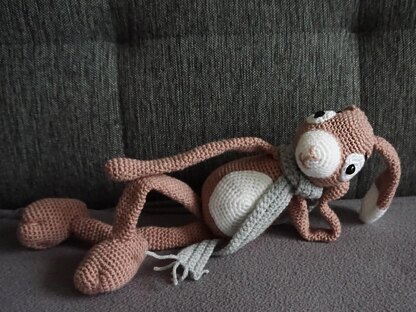 Crochet Pattern Long Legged Bunny Holly!