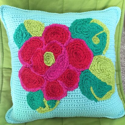 Bohemian Rose Pillow