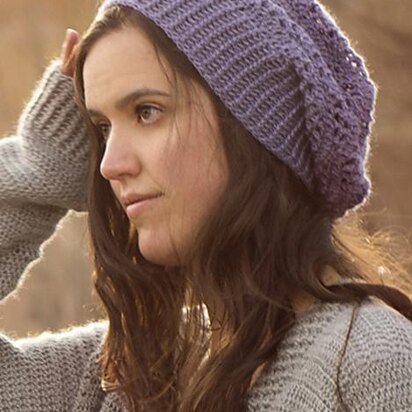 Wisteria Slouch Hat ~ Crochet Version