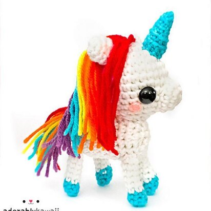 Rainbow Unicorn Amigurumi