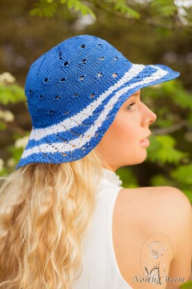 Knitted cotton Summer hat "Elli"