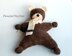 Waldorf knitted Bear doll for small babies