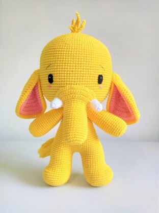 Elephant Doll Amigurumi Crochet Pattern