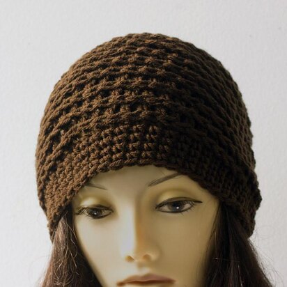 Knit Look Crochet Beanie