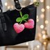 Crochet 2 Hearts Keychain Pattern – Mini Heart Bag Charm (PDF + Video)