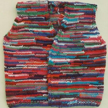 Scrap Yarn Vest