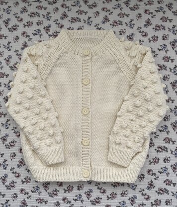 Bobble Sleeve Cardigan