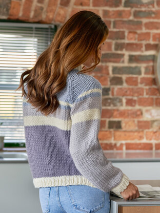 Adna – Striped Raglan Jumper in West Yorkshire Spinners Re:Treat Superchunky - DBP0253 - Downloadable PDF