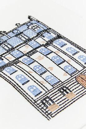 DMC Parisian Apartment Embroidery Pattern - PAT1386 - Downloadable PDF