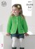 Girls Lace Cardigan and Sweater in King Cole Big Value Baby DK - 4219 - Downloadable PDF