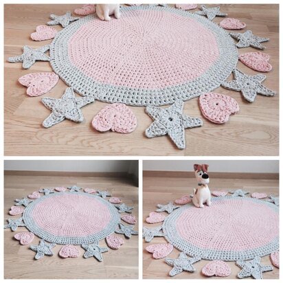 Crochet Pattern - Valentine Rug