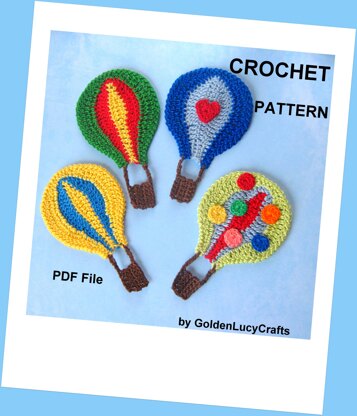 Hot Air Balloon Applique