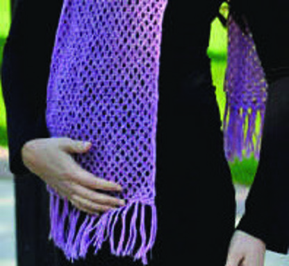 Cluster Stitch Shawl in Cascade Yarns Alpaca Lace - FW108 - Downloadable PDF