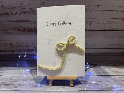 Knit and Print Birthday Balloon’s Bows Knitting Pattern Make Your Own Card PDF Instant Download