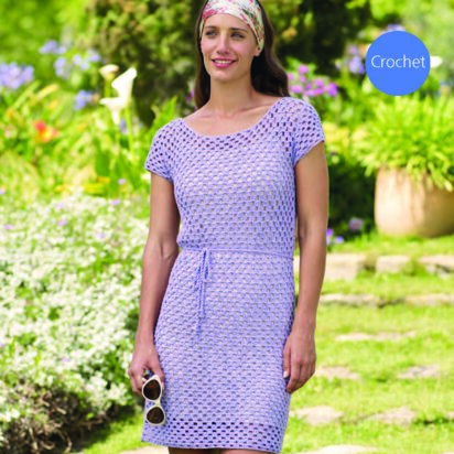 Dress in Sirdar Amalfi DK - 7928 - Downloadable PDF