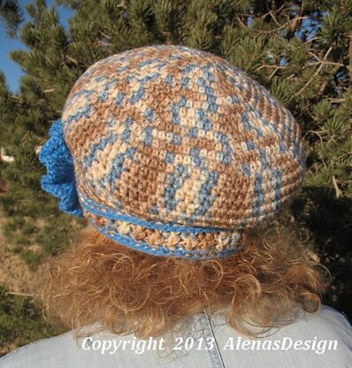 Newsboy Hat - Mirage - Visor Slouchy Hat