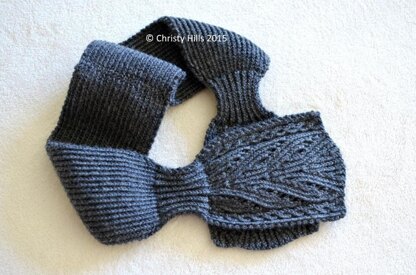 Everest Scarf ( Keyhole / Ascot / Pull-Through / Vintage / Stay On Scarf Knitting Pattern )