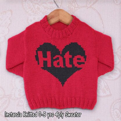 Intarsia - Heart of Hate - Chart Only