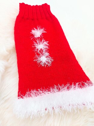 Santa dog coat