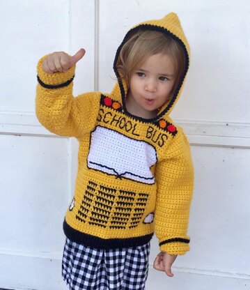 School Bus Toddler Hoodie