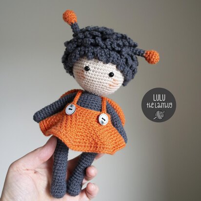 Lulu Doll crochet pattern, Basic Doll body pattern, Amigurumi baby