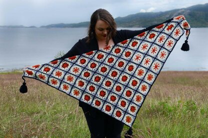 Ferris Wheel Granny Square Shawl