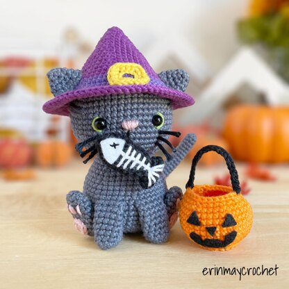 Spooky Little Cat Amigurumi Crochet Pattern