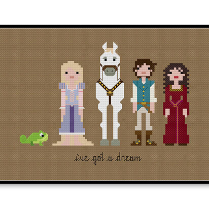 Tangled - PDF Cross Stitch Pattern