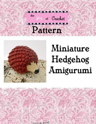 Miniature Hedgehog Amigurumi