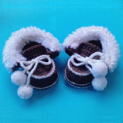 Winter Baby Moccasins