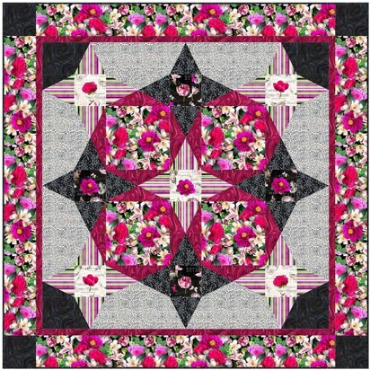 Michael Miller Fabrics Floral Fantasy - Downloadable PDF