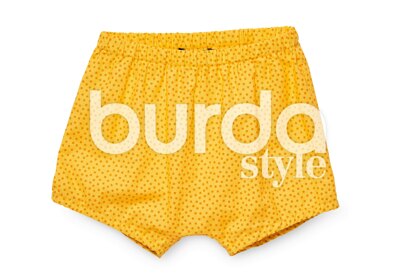 Burda Style Baby Dress, Top and Panties B9358 - Paper Pattern, Size 3M-2