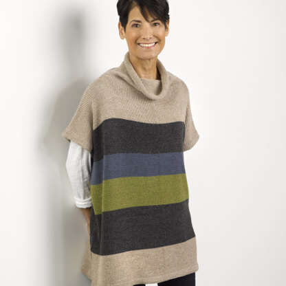 Polyphemus Poncho in Valley Yarns Hampden - 1101 - Downloadable PDF
