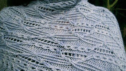 Ena Cable Lace Shawl