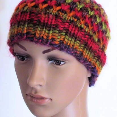 Honeycomb Rainbow Hat