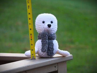 Snowflake the Seal Amigurumi