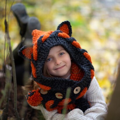 Foxy Hooded Scarf