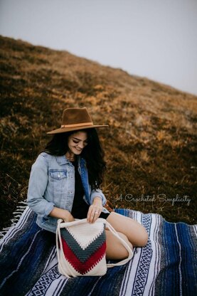 Wanderlust Chevron Backpack