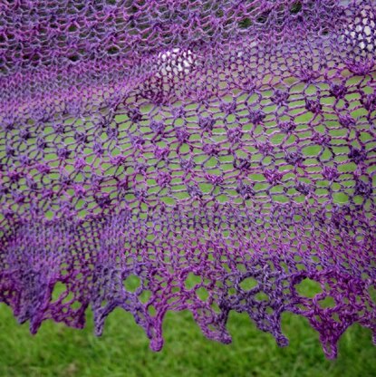 Blackberry Mist Shawl