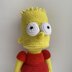 Bart Simpson PDF crochet pattern