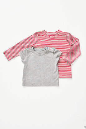 Poppy & Jazz Elm T-Shirt  - Paper Pattern, Size Newborn - 6 years