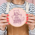 Cotton Clara Cats Against Catcalls Embroidery Kit - 13cm 