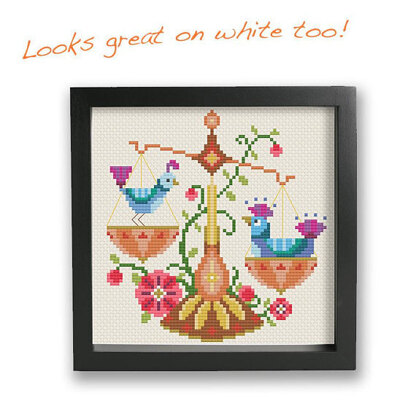 Satsuma Street Libra Cross Stitch Chart - 2005431 -  Leaflet