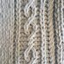 Twisted Chain Celtic Cable Blanket