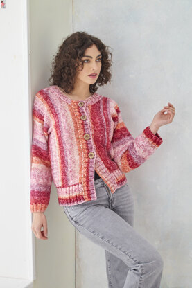 Sweater & Jacket in King Cole Hedgerow Chunky - P6204 - Leaflet