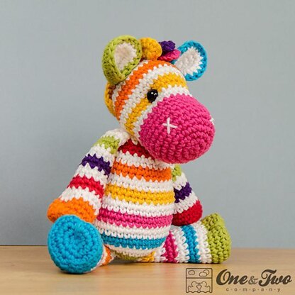 Rainbow Zebra Amigurumi