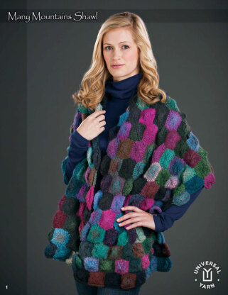 Many Moutains Shawl in Wisdom Yarns Poems - Downloadable PDF