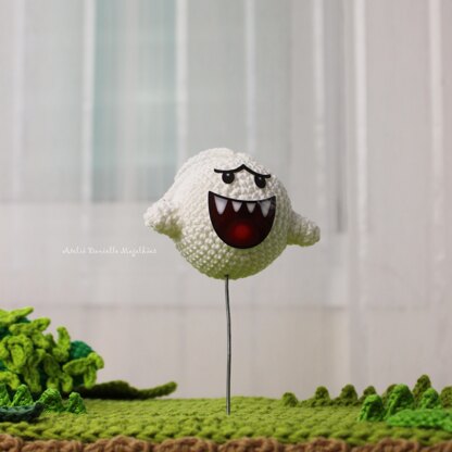 Boo Ghost Amigurumi Crochet Pattern – Fanart Inspired