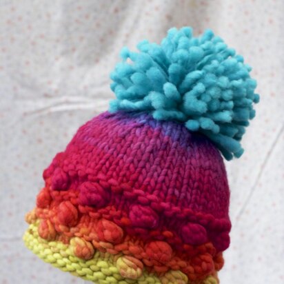 PomPom and Tuft Hat