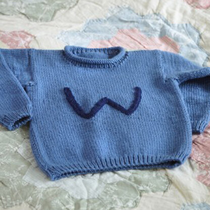 Basic Child's Pullover in Valley Yarns Superwash - B12 - Downloadable PDF